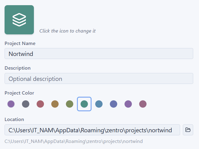 Create project