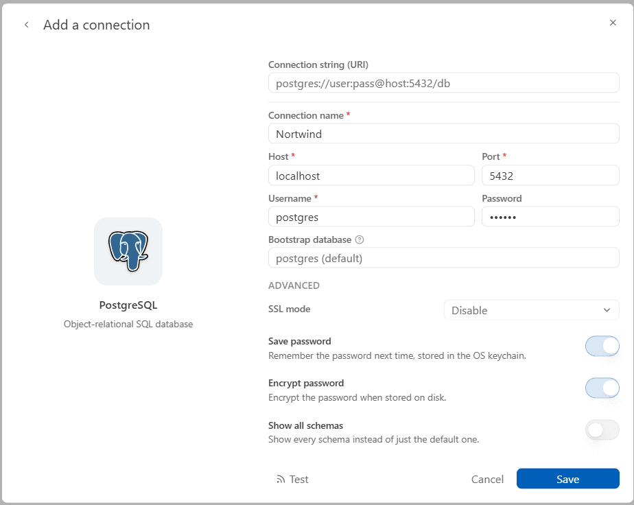 Add a connection